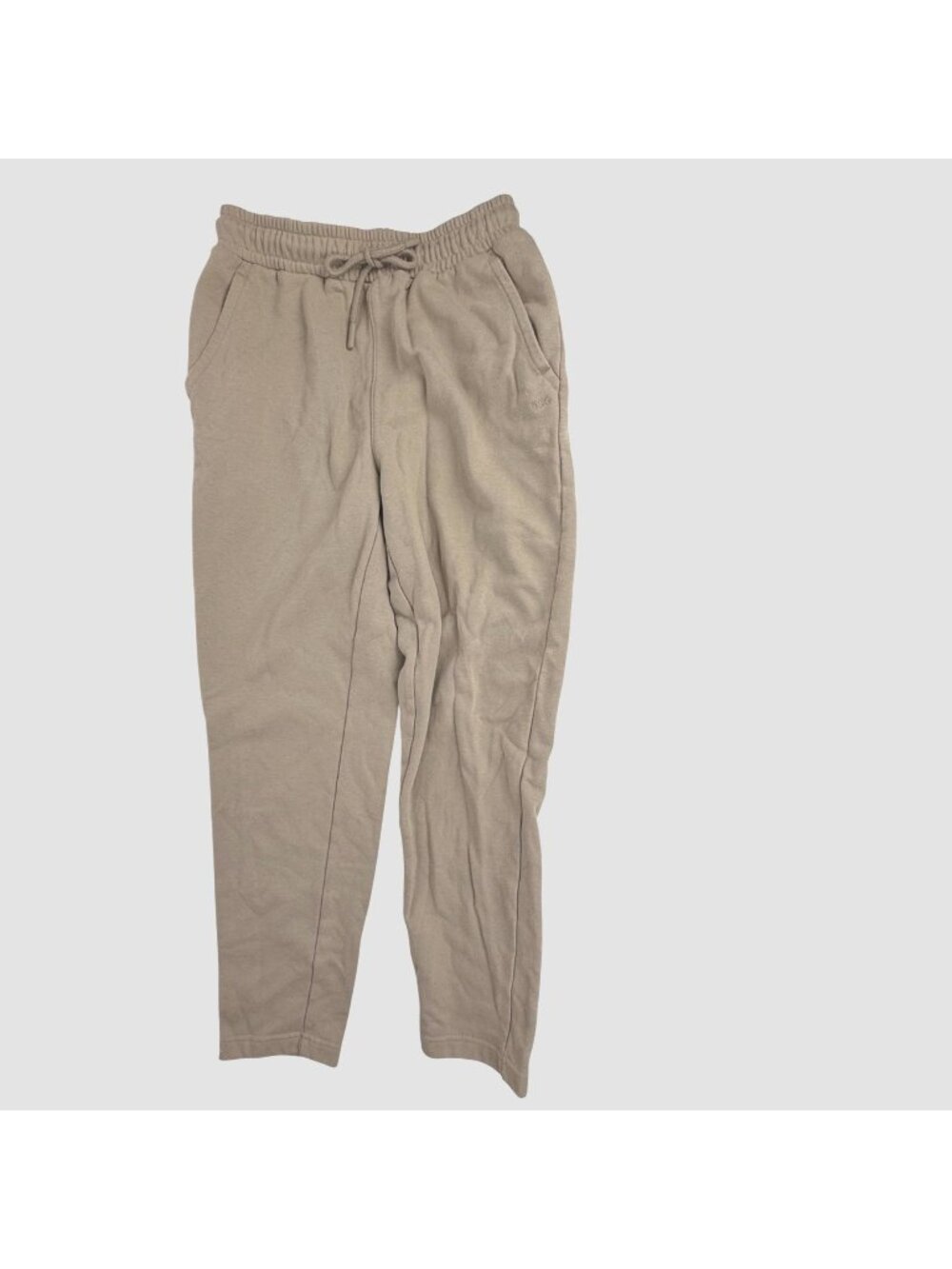 DSG Men's Sport Fleece Joggers Sweatpants Beige Size S